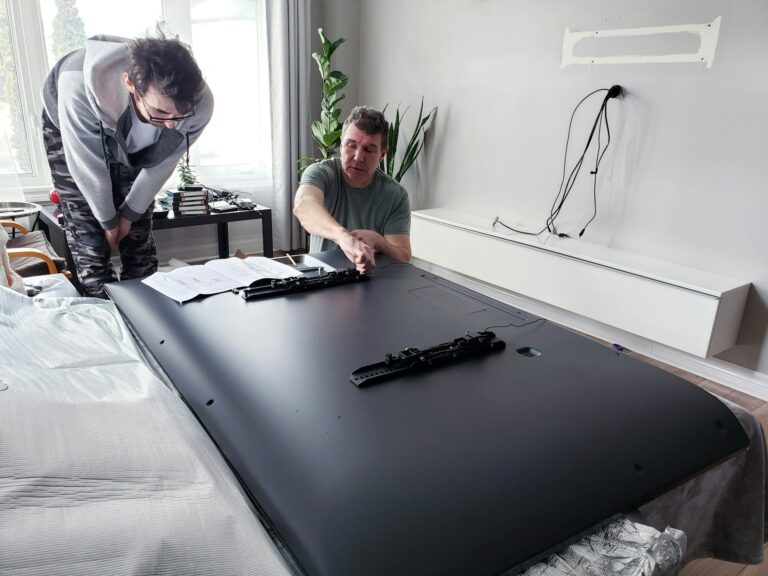 Preparing a television installation