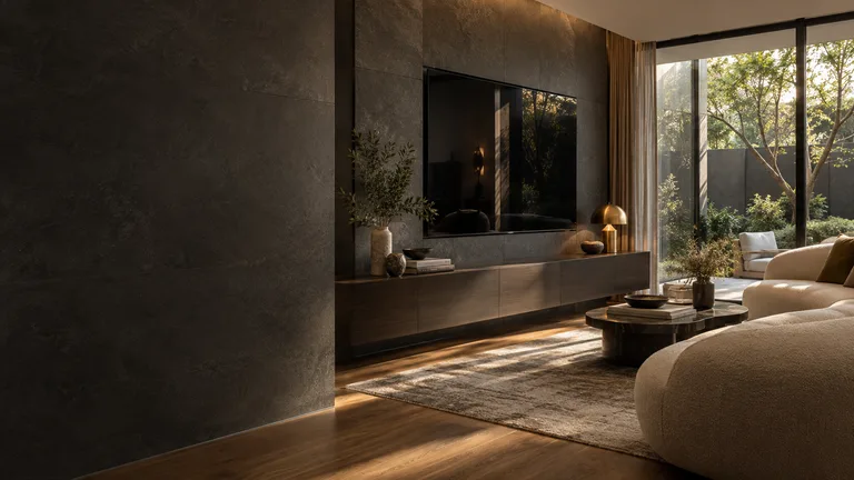 Capital Hill — Generated room concept with a wall-mounted television.