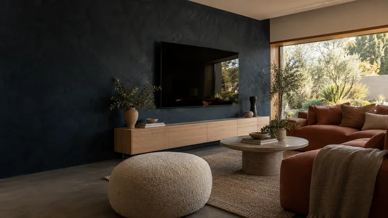 Chifley — Generated room concept with a wall-mounted television.