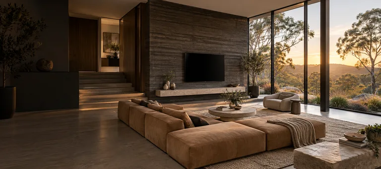 Denman Prospect — Generated room concept with a wall-mounted television.