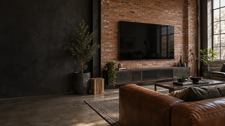 Fyshwick — Generated room concept with a wall-mounted television.