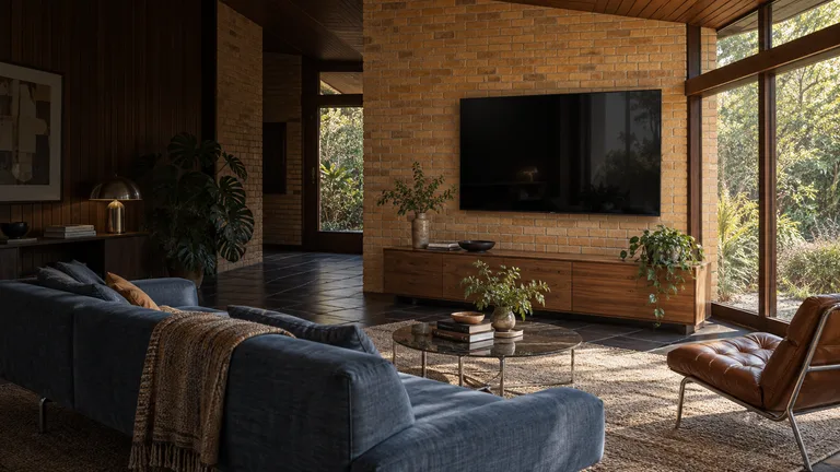 Giralang — Generated room concept with a wall-mounted television.