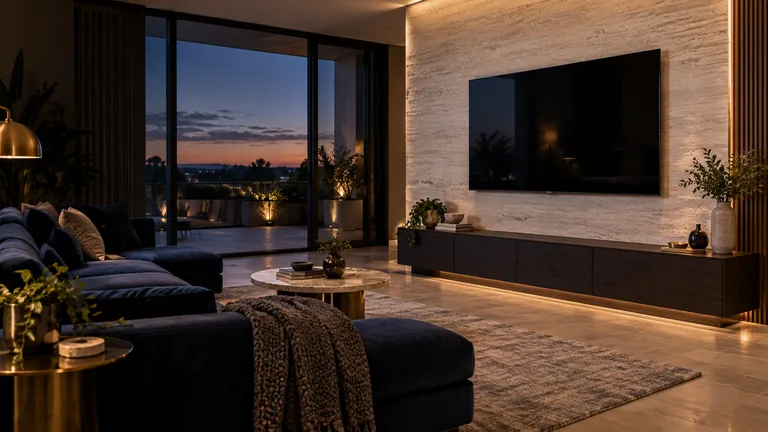 Gungahlin — Generated room concept with a wall-mounted television.