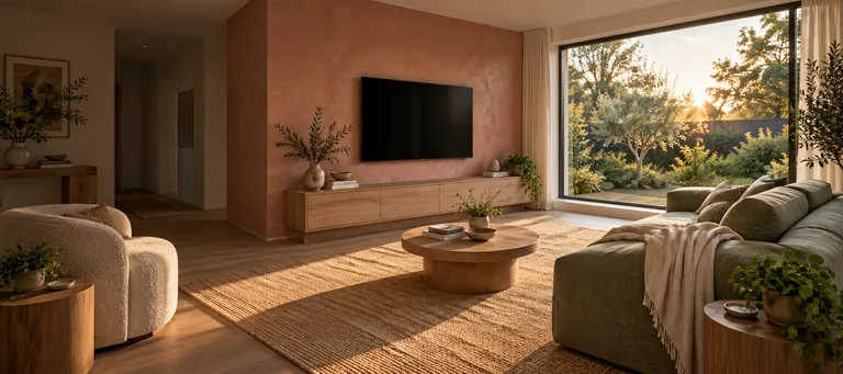 Isabella Plains — Generated room concept with a wall-mounted television.