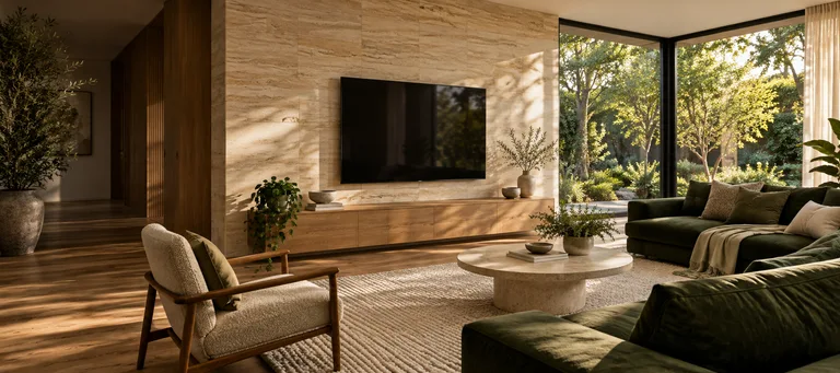Jerrabomberra — Generated room concept with a wall-mounted television.