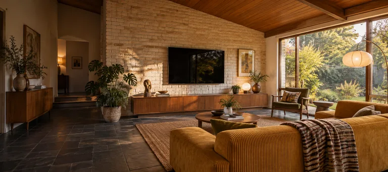 Kambah — Generated room concept with a wall-mounted television.