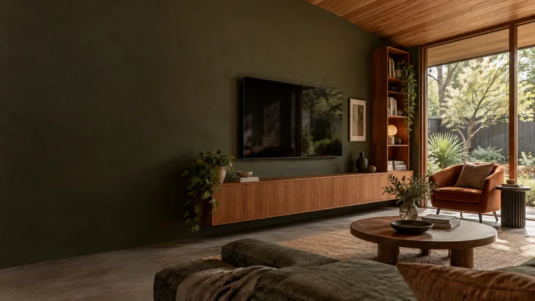 Narrabundah — Generated room concept with a wall-mounted television.