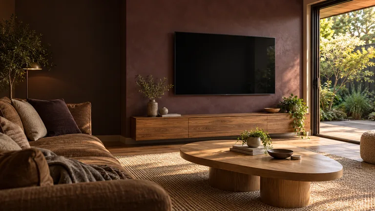 Ngunnawal — Generated room concept with a wall-mounted television.