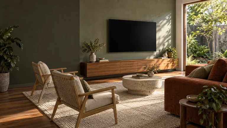 Palmerston — Generated room concept with a wall-mounted television.